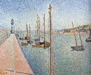 Paul Signac masts portrieux opus oil on canvas